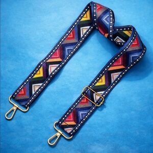 Boho Chic Colorful 🌈 Adjustable Shoulder Strap for Bags, Guitars & More 🌟